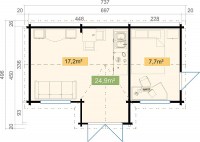 садовый домик 232